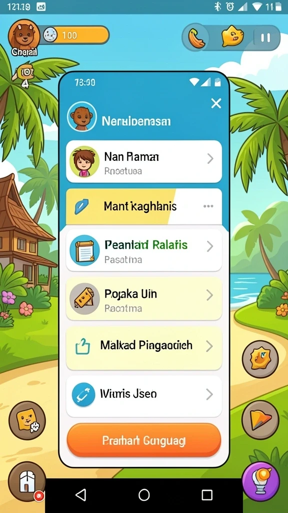 megahoki - Tampilan antarmuka yang menarik dan mudah digunakan.