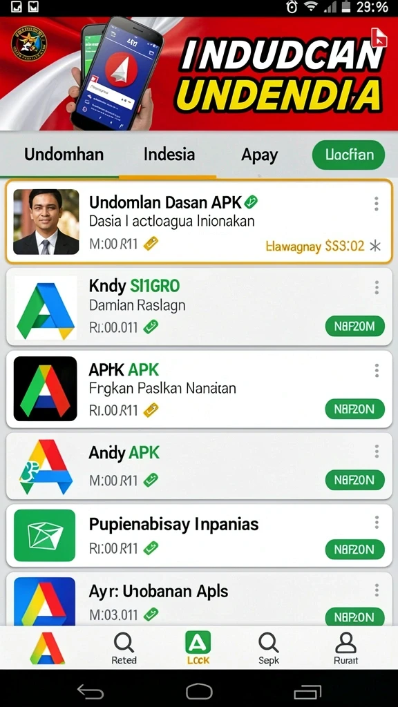nadimtogel - Tampilan antarmuka pengguna yang intuitif dan menarik.