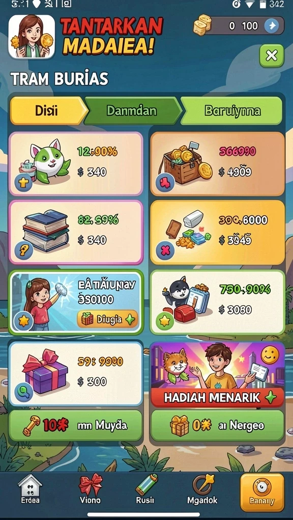 v87 - Antarmuka pengguna yang intuitif dan mudah dinavigasi.