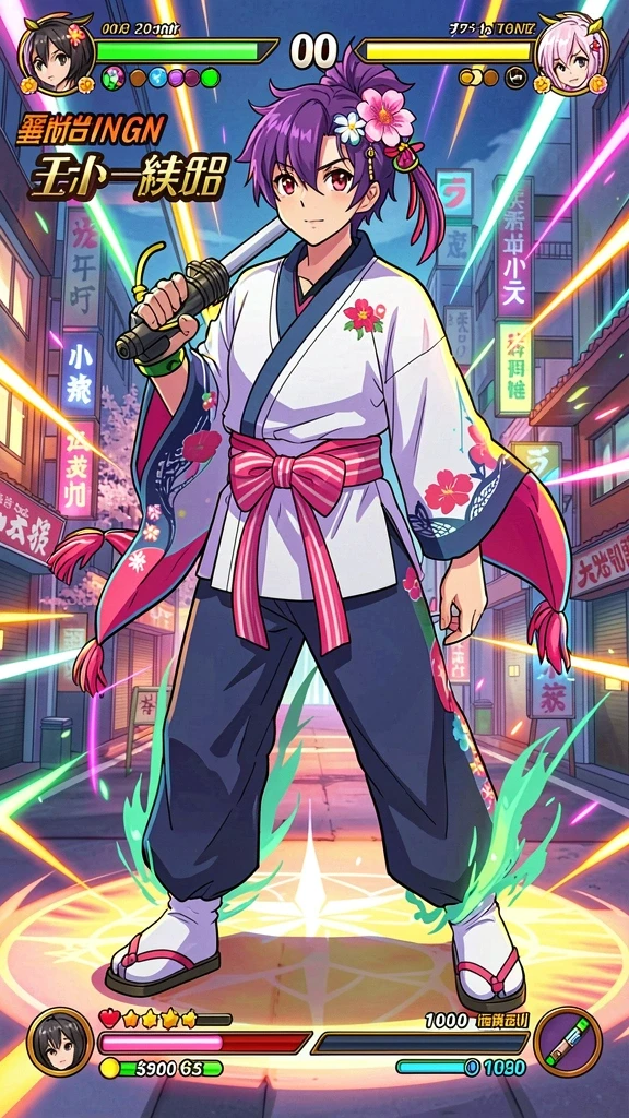 yy123 - Screenshot dari level yang menantang dengan musuh yang kuat.